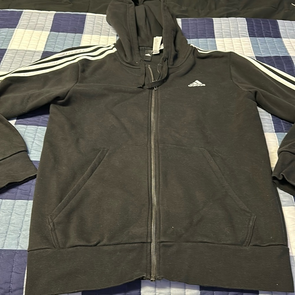 mens adidas hoodie sz m new